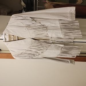 Spell Cowgirl Tassel Jacket in White